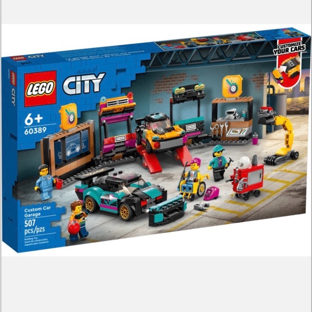 Lego City Custom Car Garage 60389